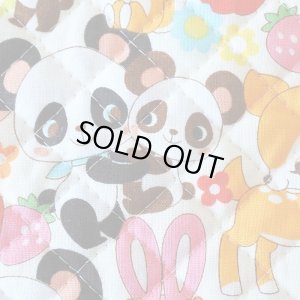 画像2: [15％OFF]★在庫限り サイズ変更不可★なかよしパンダちゃん◎底布付【シューズバッグ】手作りキット 作り方マニュアル付き 入園入学 手芸キット[n][s]